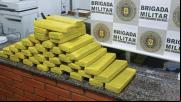 Mais de 35kg de maconha foram apreendidos em S